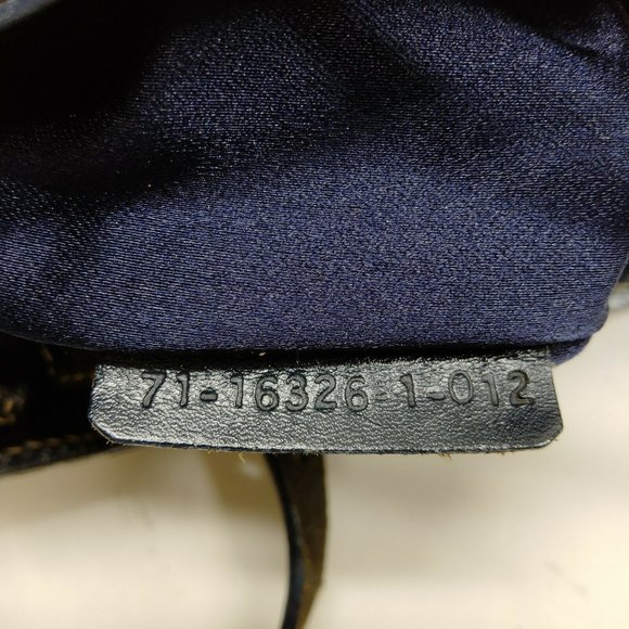 authentic Fendi Hand Bag Brown Canvas - Picture 9 of 10